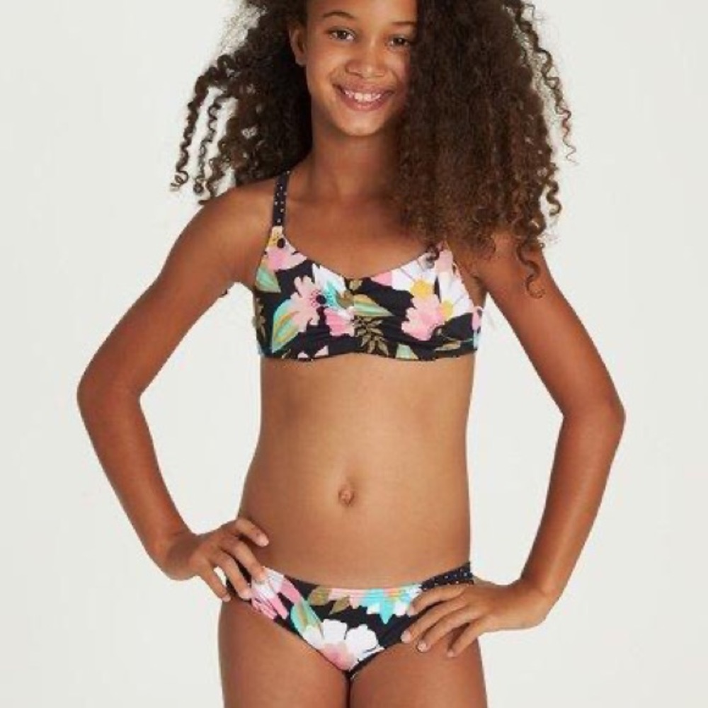 Billabong girls night bloom bikini set
